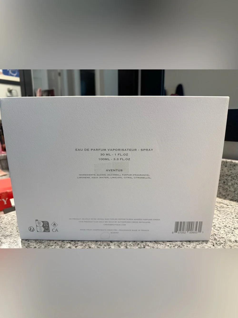 Creed Aventus Presentation box with sleeve
